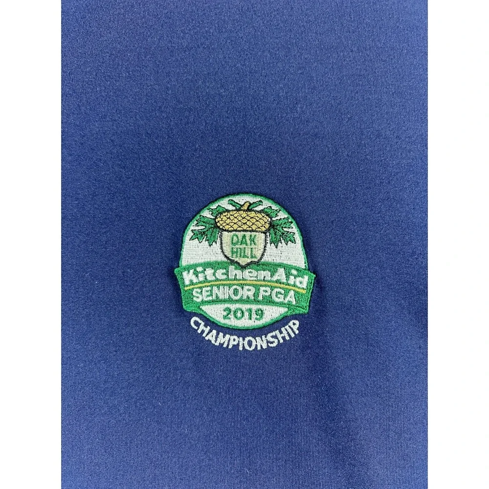 Polo Ralph Lauren Wicking 2019 Oak Hill Senior PGA Navy Men Size XL Golf Stretch